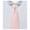 Bridal Pink, variant on Men's Silk Blend Solid Color Regular Length Classic Neck Tie - Rust
