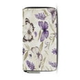 thumbnail image 6 of Qxltty Purple Lavender and Butterfly Women's Leather Wallet Fashion Retro Multi Card Holder with Cell Phone Pocket Mothers Day Gifts, 6 of 6