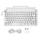 thumbnail image 2 of Teclado Mecánico Retro Teclado Inalámbrico Estilo Máquina de Escribir Lindas Teclas Punk Redondas con USB Teclado para Juegos con Retroiluminación para ANGGREK Otros, 2 of 8