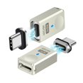 thumbnail image 1 of Adaptador magnético USB C HESKUL USB4 40 Gbps 240 W 8K 60 Hz (paquete de 2), 1 of 8