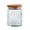 C, variant on JHyouerji Clear Glass Sealed Canister 4x5x4 Inch,Food Safe Storage Vessel for Coffee Tea Candy Dry Grains Kitchen Counter Pantry Organizer