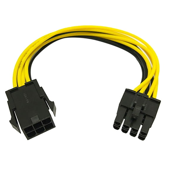 SPRING PARK 6 Pin to 8 Pin PCI Converter Extension Cable for Video Card Graphics