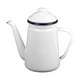 thumbnail image 2 of Tetera de esmalte, tetera gruesa con asa, tetera para café de 1,1 l, tetera para estufa Blanco, 2 of 9