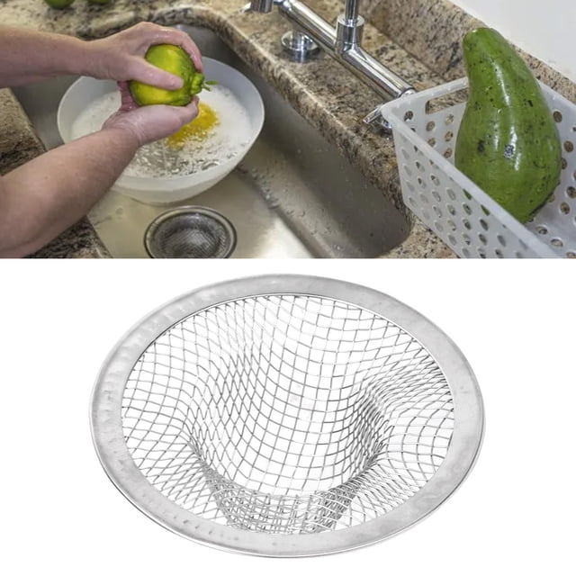 Red De Drenaje, Recogedor De Pelo De Drenaje De Bañera De Acero Inoxidable Para Baño Cocina