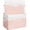 Pink, variant on GRANNY SAYS Large Fabric Storage Bins with Lids, Keepsake Box, Collapsible Closet Organizers, White/Gray, 2-Pack
