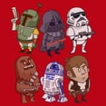 thumbnail image 2 of Mens Star Wars Cartoon Crew Sweatshirt, 2 of 4