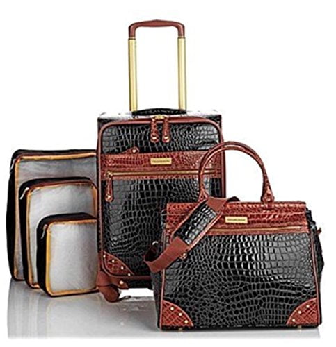 samantha brown crocodile luggage
