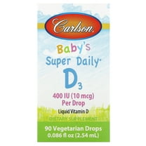 Carlson Labs - Baby's Super Daily D3 400 IU - 2.54 ml.