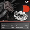 thumbnail image 2 of A-Premium Disc Brake Caliper Assembly with Bracket Compatible with Ford Excursion F-250 Super Duty F-350 Super Duty 2000-2005 Rear Left Driver Side, 2 of 9