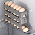 thumbnail image 5 of Ovzne Terrace Storage Box Shoe Storage Box 4 Tiers Eggs For Fridge Auto Rolling Fridge Eggs Organizer Space-Saving Eggs Dispenser 30 Eggs Fridge Eggs Rack Large Capacity Eggs Dispenser Thickened Stor, 5 of 5