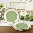 thumbnail image 2 of Kate Aspen Botanical Garden, 7 Inch, 7 in. Decorative Premium Paper Plates (Set of 16), 2 of 7