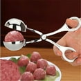thumbnail image 3 of Practical Stainless Steel Meat Baller Cooking Tool Kitchen Meatball Scoop, 3 of 5