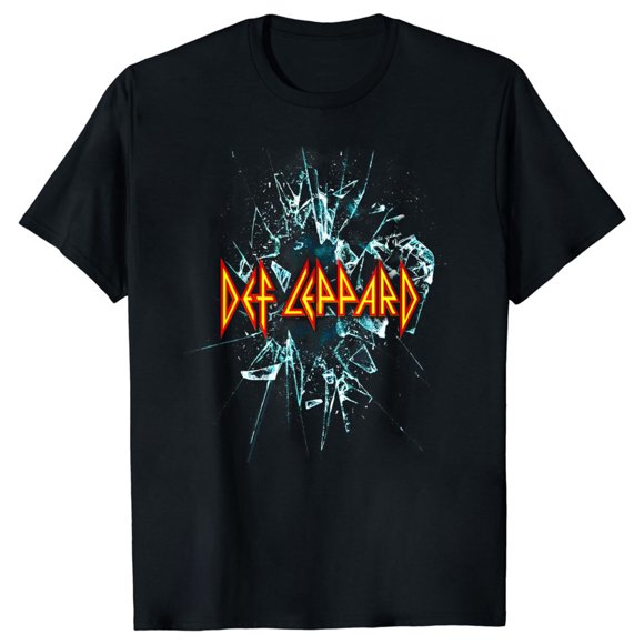 Def Leppard Adult Shatter Cotton T-Shirt