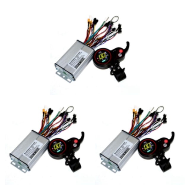 Greeniant Kit de controlador de scooter eléctrico con pantalla LCD - Funcionamiento de muy bajo ruido equipado con conector PAS 52V Type1 NO1