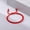 Red, variant on Rope Knots Bracelets -Nylon Thread Bracelet Prayer Charm Tibetan Buddhist Bangle-Red
