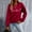 Wine, variant on Royisotas Long Sleeve Sweatshirts for Women Winter Letter Print Pullover Loose Fit Casual Crew Neck Hoodless Tops