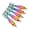 Yellow blue gradient, variant on 5pcs 5.8cm Glow Jigs Fishing Lures 3.1g Shrimp Squid Hooks Artificial Baits Multi-Water Tackle