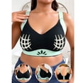 thumbnail image 5 of YanHoo Plus Size Bras for Women No Underwire Wireless Push Up Bra Full Coverage Supportive Seamless Bralettes Comfort Adjustable Everyday Bra, 5 of 7