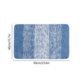 thumbnail image 3 of Ankereame Non Slip Absorbent Microfiber Bath Mat, Soft Flocked Quick Dry, 15.7x23.6 Inch Blue for Bathroom Shower Tub, 3 of 7