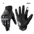 thumbnail image 4 of Thinsony Men S Motocross Gloves With Extra Padding For Maximum Protection • Firm Grip With Rough Leather black L, 4 of 6