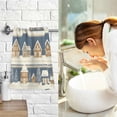 thumbnail image 7 of Yayeee 2 Pack Hand Towels for Bathroom 100% Cotton 16" x 28" Soft Absorbent Kitchen Towel, Winter Village, 7 of 7