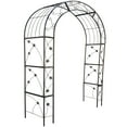thumbnail image 3 of Outdoor Metal Garden Arch, Wedding Arch, Iron Outdoor Flower Garden Arch Trellis For Climbing Vegetables Flowers Morning Glory Clematis Campsis, 3 of 6