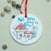 Wedding Party Supplies Office Decor, Valentines Day Tree Decorations, Small Ornaments to Decorate Boho Wall Decor, Valentines Hanging Decorations(1PC)