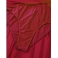 thumbnail image 6 of YONGHS Womens Lyrical Modern Contemporary Dance Dress Asymmetric Ballet Skirted Leotard Burgundy XS, 6 of 7