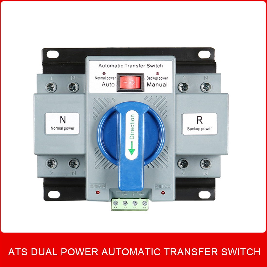 2P 63A 230V MCB Type Dual Power Automatic Transfer Switch ATS Rated Voltage 230V Rated Frequency 50/60Hz,1 x Automatic Transfer Switch,as shown