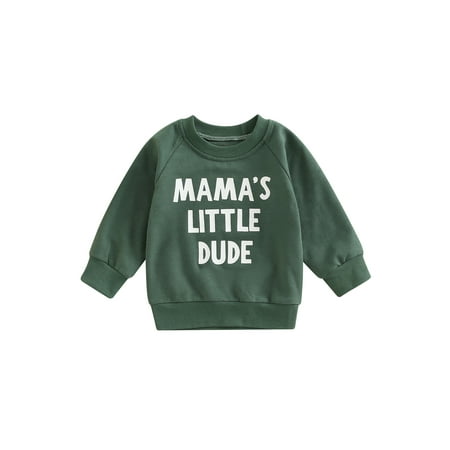 

Toddler Baby Boys Girls Halloween Sweatshirts Letter Print Round Neck Long Sleeve Pullovers Fall Winter Clothes
