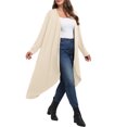 thumbnail image 2 of Cueply Women's Plus Size Cardigan Lightweight Long Sleeve Maxi Long Knitted Tops Open Front Sweater, 2 of 6