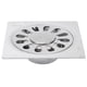 thumbnail image 2 of Juego de desagüe de piso cuadrado Desagüe de ducha de acero inoxidable 304 para baño Cocina 10 x 10 cm, 2 of 10
