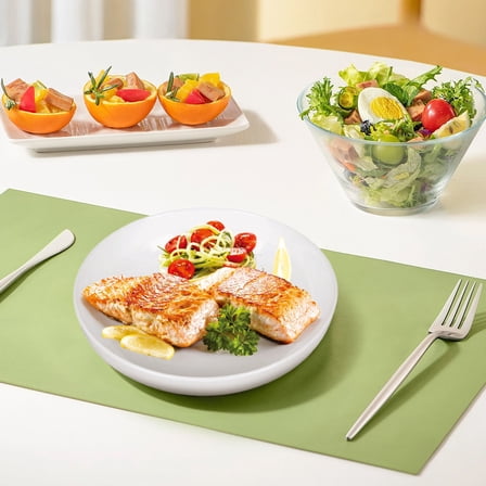 8" White Porcelain Pasta Plates | Soup & Salad Bowls | Microwave, Oven & Dishwasher Safe | Classic Round Ceramic Dinnerware for Everyday & Parties | 1 Pack