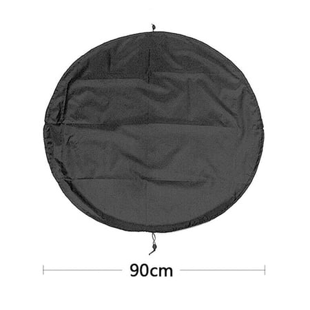 QIFEI Wetsuit Changing Mat Bag Quick Storage Hanging Rope Bag Waterproof Portable Black