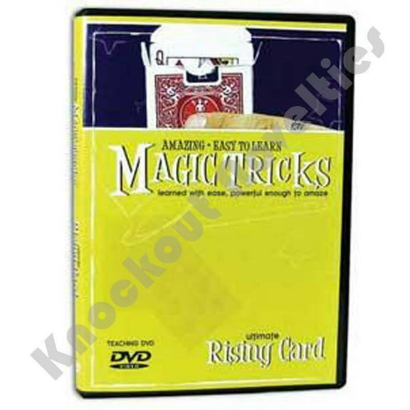 Amazing Easy to Learn Magic Tricks DVD: Ultimate Rising Card - Includes Professional Magic Thread