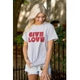 thumbnail image 4 of Give Love Heart Kindness Happiness Women's Graphic T Shirt Tees Brisco Brands X, 4 of 6
