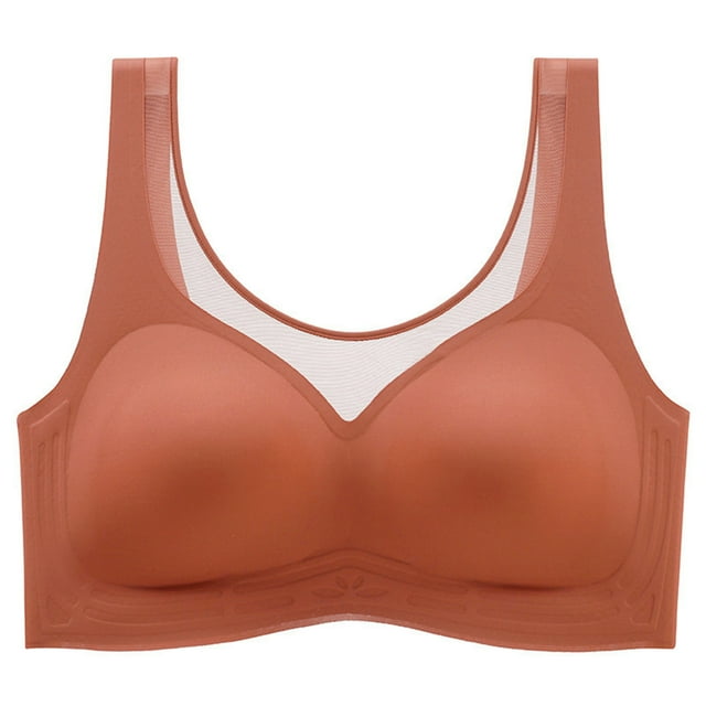 Timegard Bras for Women No Underwire Semaless Back Smoothing Full Coverage Comfortable Sleep Bralette