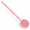 Pink, variant on Purple Extendable Long Handle Silicone Shower Scrubber Brush 16-24 Inch