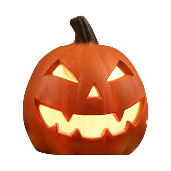 MARTINSHARK Halloween Jack o Lanterns Light Up Pumpkin with LED Bulb Indoor/Outdoor Decorations