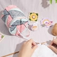 thumbnail image 3 of Mini Yarn Storage Bags Colorful Patterns Small Yarn Bag with Holes Portable Yarn Storage Case Mini Project Organizer Crochet Thread Sewing Accessories for Carry Crochet Hooks Skein Yarn DIY, 3 of 9