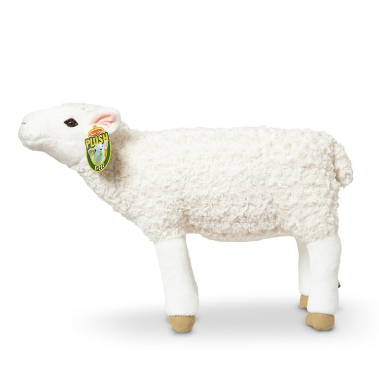Melissa Doug Giant Sheep Lifelike Stuffed Animal nearly 2 feet tall