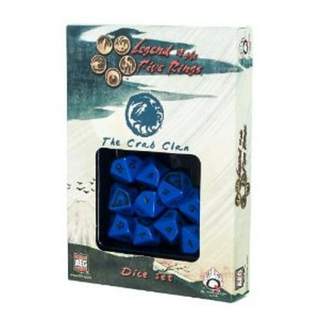 Legend of the Five Rings: AEG L5R Dice Set - Crab Clan (10) Multi-Colored