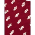 thumbnail image 6 of Janasya Indian Round Neck 3/4 Sleeve Floral Print Maroon Rayon Kurti With Sharara And Dupatta For Women, 6 of 7