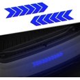 thumbnail image 1 of Universal Car Reflective Sticker Super Reflective Bumper Body Side Stickers Arrow Anti-Collision Strips Warning Reflective Stickers, Motorcycles, Bike(12pc Blue), 1 of 4