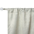 thumbnail image 6 of Superior Wave Blackout Rod Pocket Curtains Panel Set, Ivory, 26" x 84", 6 of 7