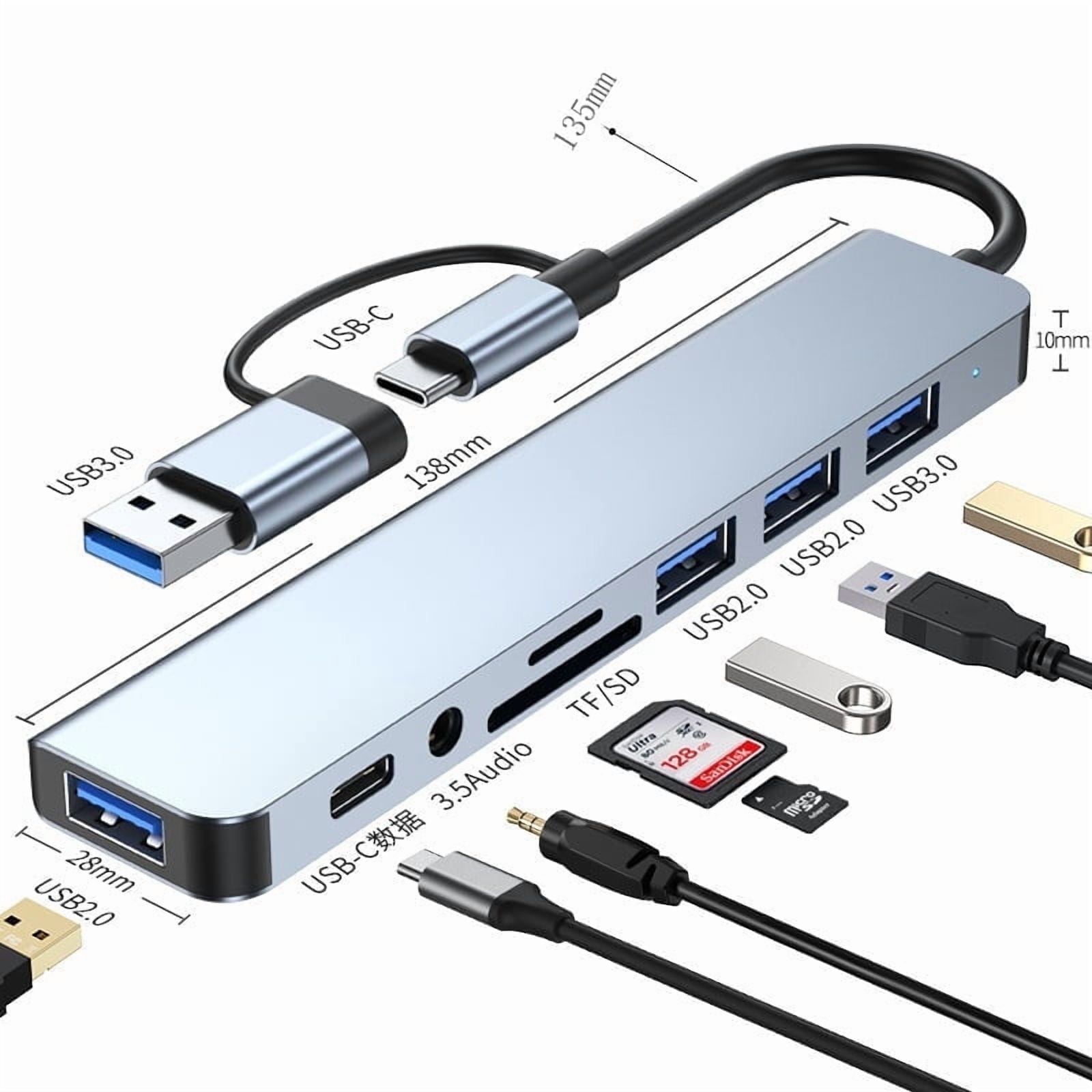 Dell 6-in-1 Laptop PC Universal Expansion Connector: USB-C