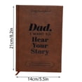 thumbnail image 3 of Popular! DadI Want To Hear Your Story: Special Edition, Foil Lettering, Ribbon Bookmark GoldGilded Page Edges，A Father’s GuidedJournal, DadStory JournalClearance, 3 of 5