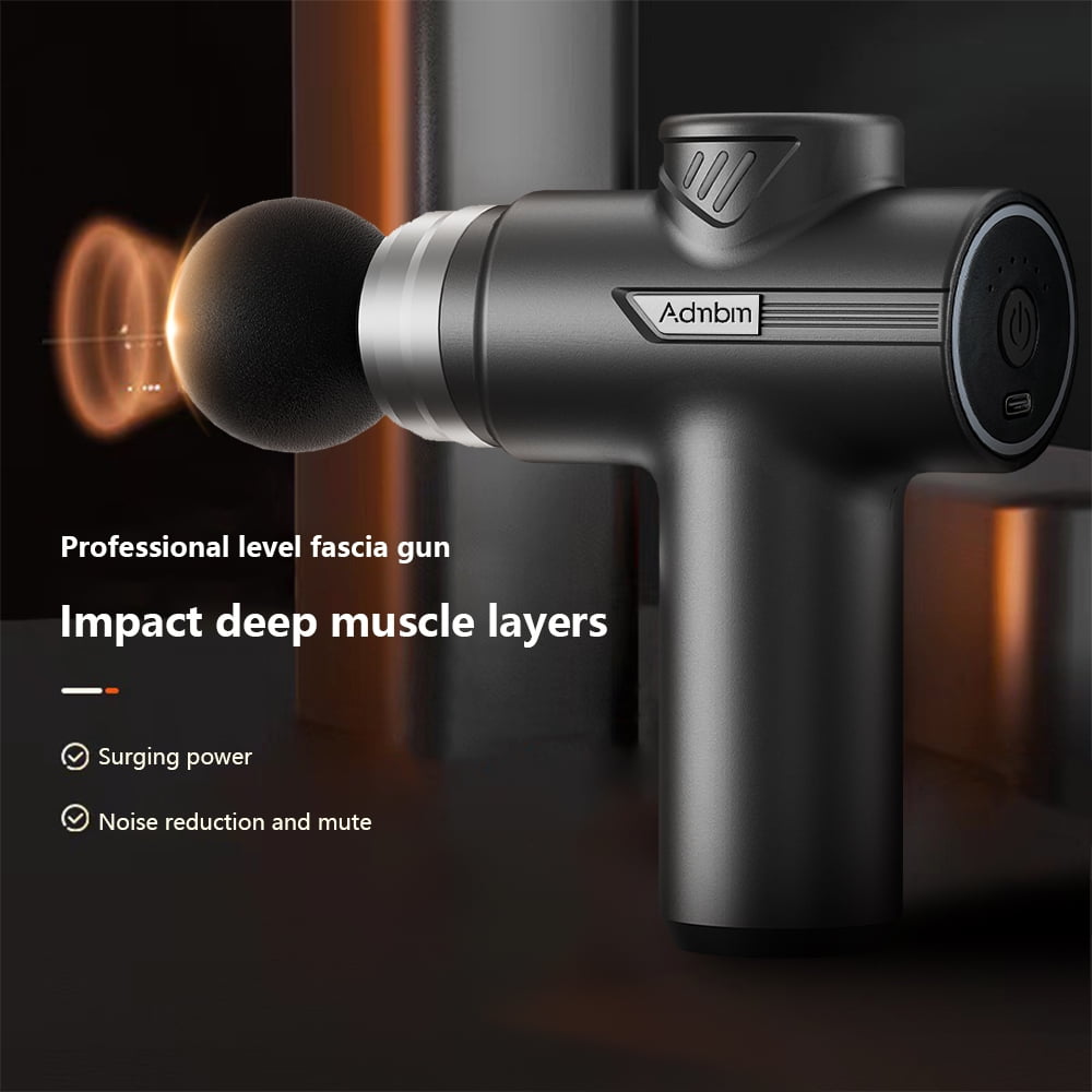 Adnbm Massage Gun, Percussion Therapy, 10mm Amplitude w/ Attachments