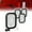 White, variant on Red 5" x 3" Rectangular LED Trailer Tail Light Kit [DOT FMVSS 108] [SAE I6 P2 S2 (3)T] [Grommets & Plugs] [Submersible] [Stop Turn Tail Brake] [10 LED] Brake Lights for Tow Truck 80 Inch Wide Trailer