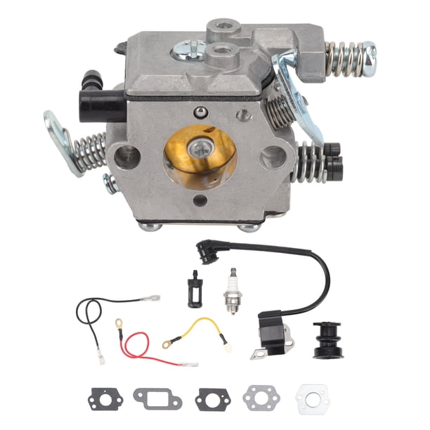 Kit de carburador para motosierra con bobina de encendido, filtro de combustible, bujía, cable de conexión y arandela para STIHL MS250